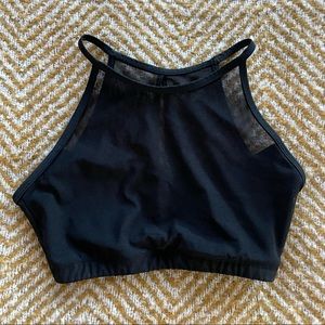 Onzie | Black Mesh Sweetheart Sports Bra/Bralette